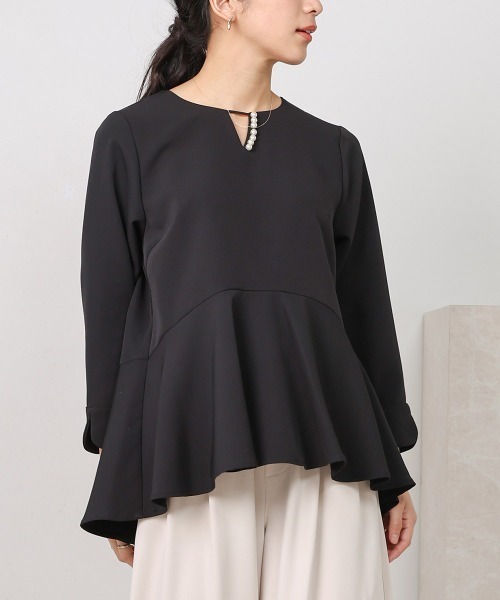 【セール】とろみパールブラウス（シャツ/ブラウス）｜Bou Jeloud（ブージュルード） pattayablatt.com