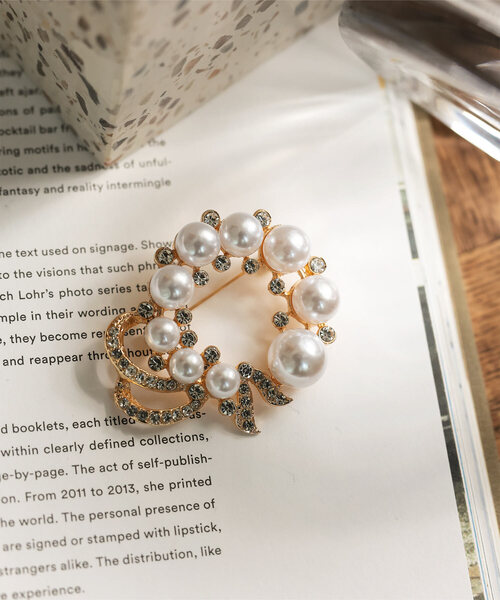 パールモチーフブローチ（ブローチ/コサージュ）｜KOBE LETTUCE