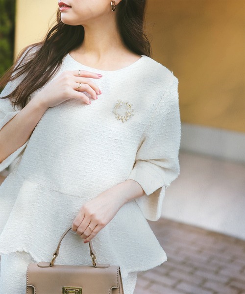 KOBE LETTUCE（コウベレタス）の「パールモチーフブローチ（ブローチ/コサージュ・レディース・B/C/A/D/E/F・FREE）」の7枚目の写真