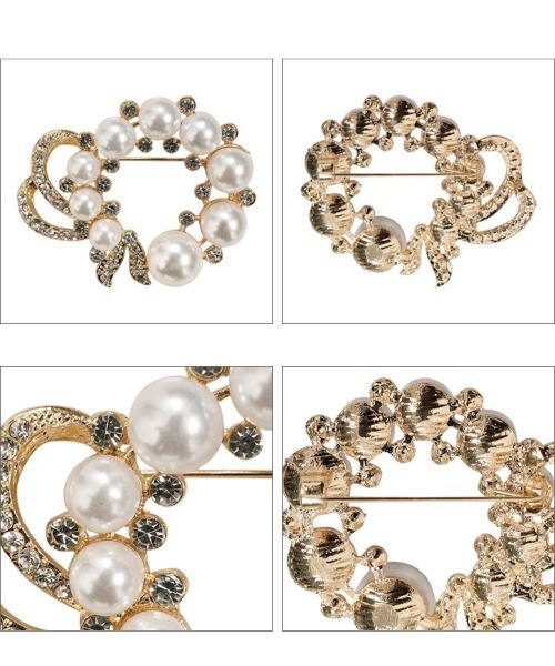KOBE LETTUCE（コウベレタス）の「パールモチーフブローチ（ブローチ/コサージュ・レディース・B/C/A/D/E/F・FREE）」の16枚目の写真