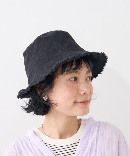 FREAK'S STORE(フリークスストア)の「フリンジ チューリップハット/バケットハット(ハット・レディース・ブラック/ナチュラル/その他7・ONE SIZE)」の2枚目の写真