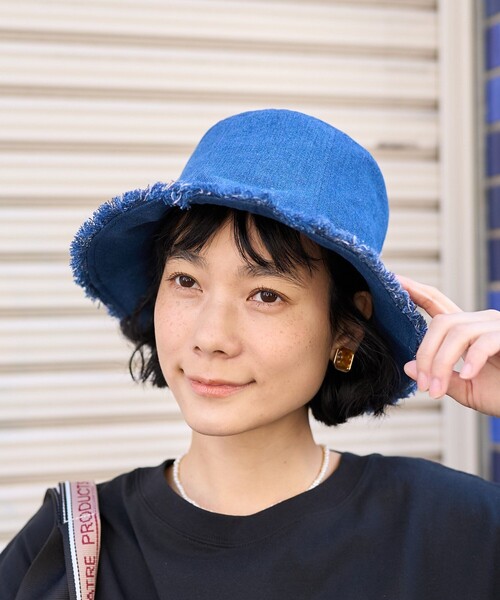 FREAK'S STORE(フリークスストア)の「フリンジ チューリップハット/バケットハット(ハット・レディース・ブラック/ナチュラル/その他7・ONE SIZE)」の5枚目の写真