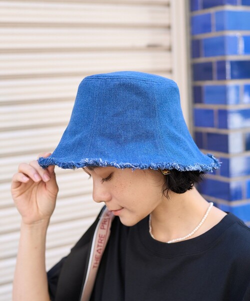 FREAK'S STORE(フリークスストア)の「フリンジ チューリップハット/バケットハット(ハット・レディース・ブラック/ナチュラル/その他7・ONE SIZE)」の6枚目の写真