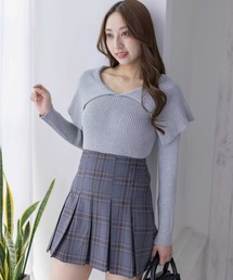 ≪再入荷≫セーラーカラー長袖リブニットトップス［大人 カジュアル 着回し力抜群］