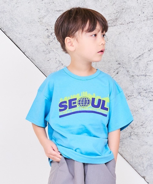 セール】【COTTON from U.S.A】プリントTシャツ（80～150cm）（Tシャツ 