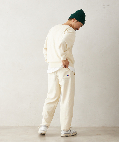Russell Athletic(ラッセルアスレティック)の「【RUSSELL ATHLETIC / ラッセル アスレティック】別注 リバーシブルスウェットパンツ(デニムパンツ・メンズ・ネイビー/ホワイト/ブラック・MEDIUM/LARGE)」の9枚目の写真