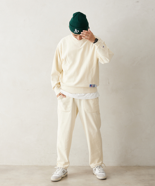Russell Athletic(ラッセルアスレティック)の「【RUSSELL ATHLETIC / ラッセル アスレティック】別注 リバーシブルスウェットパンツ(デニムパンツ・メンズ・ネイビー/ホワイト/ブラック・MEDIUM/LARGE)」の10枚目の写真