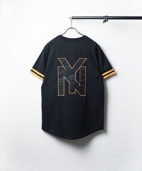 【セール】《SD SPORT / エスディー スポーツ》NY BLK YANKEES JERSEY TEE（Tシャツ/カットソー）｜B.I.D.（ビーアイディー）