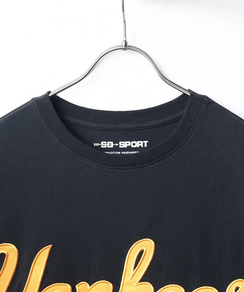 【セール】《SD SPORT / エスディー スポーツ》NY BLK YANKEES JERSEY TEE（Tシャツ/カットソー）｜B.I.D.（ビーアイディー）