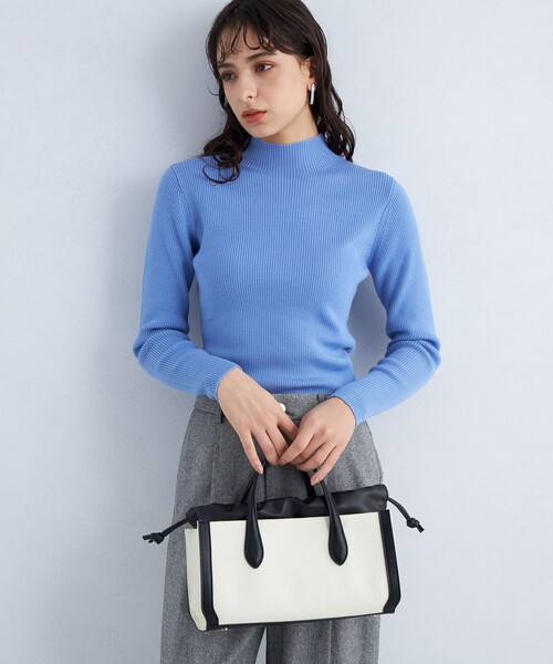 green label relaxing（グリーンレーベルリラクシング）の「トリム レクタングル 3WAY バッグ（ショルダーバッグ・レディース・ブラック/ブラウン・FREE）」の3枚目の写真