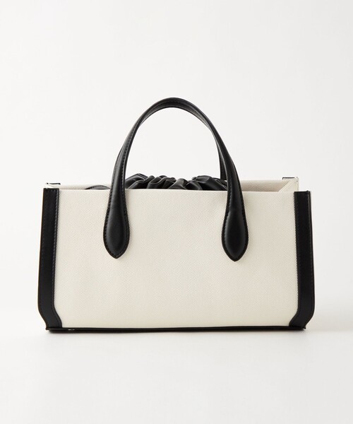 green label relaxing（グリーンレーベルリラクシング）の「トリム レクタングル 3WAY バッグ（ショルダーバッグ・レディース・ブラック/ブラウン・FREE）」の7枚目の写真