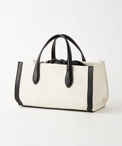 green label relaxing（グリーンレーベルリラクシング）の「トリム レクタングル 3WAY バッグ（ショルダーバッグ・レディース・ブラック/ブラウン・FREE）」の11枚目の写真