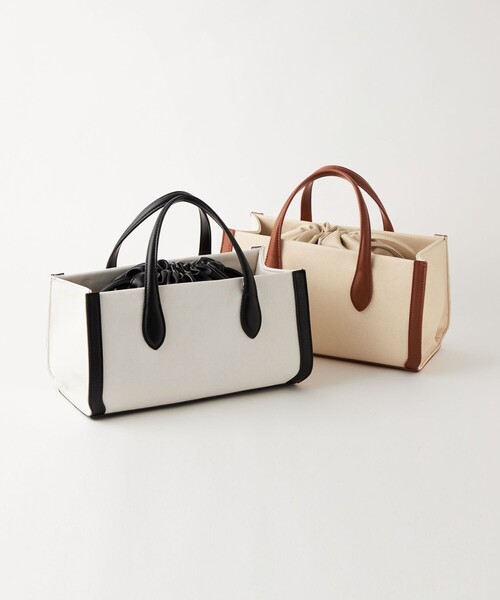 green label relaxing（グリーンレーベルリラクシング）の「トリム レクタングル 3WAY バッグ（ショルダーバッグ・レディース・ブラック/ブラウン・FREE）」の21枚目の写真