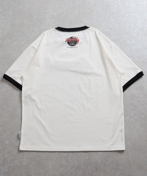 ADPOSION(アドポーション)の「【POWER TO THE PEOPLE】ヴィンテージ風 ゴーストサガラ刺繍 リンガーTシャツ(Tシャツ/カットソー・レディース・ホワイト系1/ホワイト系2/ホワイト系3・MEDIUM/LARGE/X-LARGE)」の13枚目の写真