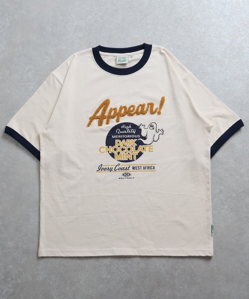ADPOSION(アドポーション)の「【POWER TO THE PEOPLE】ヴィンテージ風 ゴーストサガラ刺繍 リンガーTシャツ(Tシャツ/カットソー・レディース・ホワイト系1/ホワイト系2/ホワイト系3・MEDIUM/LARGE/X-LARGE)」の10枚目の写真
