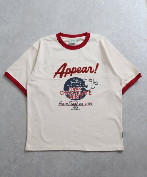 ADPOSION(アドポーション)の「【POWER TO THE PEOPLE】ヴィンテージ風 ゴーストサガラ刺繍 リンガーTシャツ(Tシャツ/カットソー・レディース・ホワイト系1/ホワイト系2/ホワイト系3・MEDIUM/LARGE/X-LARGE)」の12枚目の写真