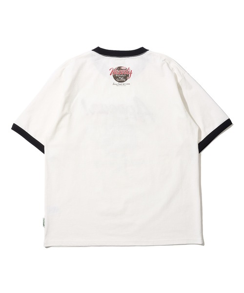 ADPOSION(アドポーション)の「【POWER TO THE PEOPLE】ヴィンテージ風 ゴーストサガラ刺繍 リンガーTシャツ(Tシャツ/カットソー・レディース・ホワイト系1/ホワイト系2/ホワイト系3・MEDIUM/LARGE/X-LARGE)」の16枚目の写真