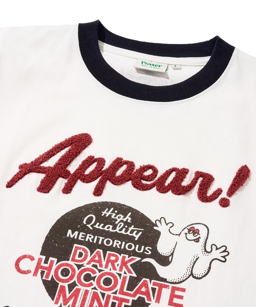 ADPOSION(アドポーション)の「【POWER TO THE PEOPLE】ヴィンテージ風 ゴーストサガラ刺繍 リンガーTシャツ(Tシャツ/カットソー・レディース・ホワイト系1/ホワイト系2/ホワイト系3・MEDIUM/LARGE/X-LARGE)」の21枚目の写真