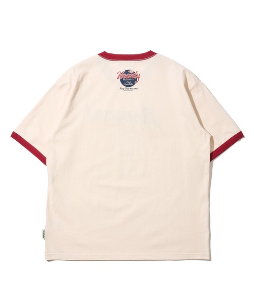 ADPOSION(アドポーション)の「【POWER TO THE PEOPLE】ヴィンテージ風 ゴーストサガラ刺繍 リンガーTシャツ(Tシャツ/カットソー・レディース・ホワイト系1/ホワイト系2/ホワイト系3・MEDIUM/LARGE/X-LARGE)」の18枚目の写真