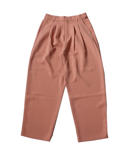 antiqua(アンティカ)の「ワイド タック入り テーパードパンツ(その他パンツ・レディース・ネイビー/グリーン/ピンクベージュ/ブラック/アイボリー・LT/MT/L/M)」の7枚目の写真