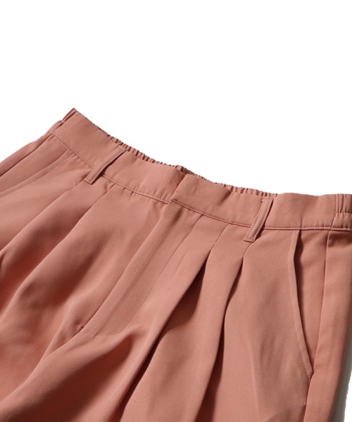 antiqua(アンティカ)の「ワイド タック入り テーパードパンツ(その他パンツ・レディース・ネイビー/グリーン/ピンクベージュ/ブラック/アイボリー・LT/MT/L/M)」の9枚目の写真