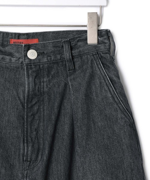 NEEDBY heritage（ニードバイヘリテージ）の「【NEEDBY for ADAM ET ROPE'】別注WIDE DENIM（デニムパンツ・レディース・ブラック/ブルー・24/25/26）」の13枚目の写真