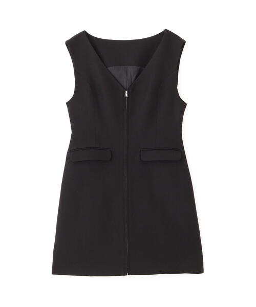 FREE'S MART(フリーズマート)の「ジップ使いミニジャンスカ(ワンピース・レディース・グレー/ブラック/ベージュ・SMALL/MEDIUM)」の6枚目の写真