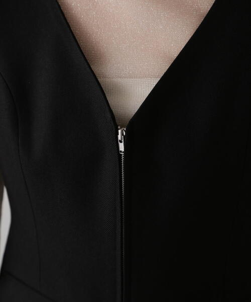 FREE'S MART(フリーズマート)の「ジップ使いミニジャンスカ(ワンピース・レディース・グレー/ブラック/ベージュ・SMALL/MEDIUM)」の13枚目の写真