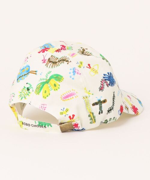 BOBO CHOSES(ボボショーズ)の「Funny Insects All Over cap(キャップ・キッズ・ベージュ・54/52)」の2枚目の写真