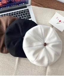 almo（アルモ）の「パイピング配色ベレー【YC】（ハンチング/ベレー帽）」