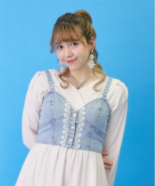 axes femme（アクシーズファム）の「デニムビスチェ（ベスト）」 - WEAR