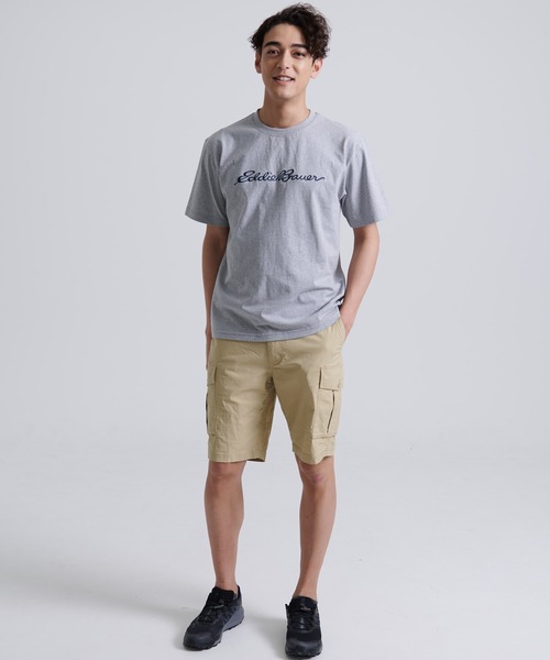 Eddie Bauer(エディーバウアー)の「ティンバーエッジ リップストップ ショーツ(カーゴパンツ・メンズ・サンドベージュ/ブラック/サファリグリーン・S/M/L/XL/XXL)」の20枚目の写真