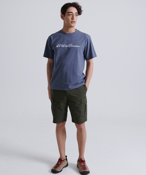 Eddie Bauer(エディーバウアー)の「ティンバーエッジ リップストップ ショーツ(カーゴパンツ・メンズ・サンドベージュ/ブラック/サファリグリーン・S/M/L/XL/XXL)」の4枚目の写真