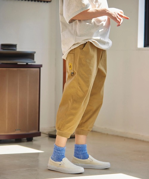 go slow caravan（ゴースローキャラバン）の「COBMASTER/コブマスター　ストレッチツイル リブクロップドパンツ（その他パンツ・メンズ・ブラック/カーキ/インディゴブルー/ベージュ・MEDIUM/LARGE/X-LARGE）」の2枚目の写真
