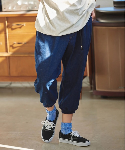 go slow caravan（ゴースローキャラバン）の「COBMASTER/コブマスター　ストレッチツイル リブクロップドパンツ（その他パンツ・メンズ・ブラック/カーキ/インディゴブルー/ベージュ・MEDIUM/LARGE/X-LARGE）」の4枚目の写真