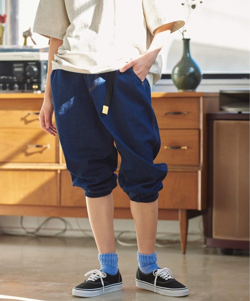 go slow caravan（ゴースローキャラバン）の「COBMASTER/コブマスター　ストレッチツイル リブクロップドパンツ（その他パンツ・メンズ・ブラック/カーキ/インディゴブルー/ベージュ・MEDIUM/LARGE/X-LARGE）」の16枚目の写真