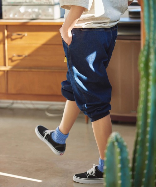 go slow caravan（ゴースローキャラバン）の「COBMASTER/コブマスター　ストレッチツイル リブクロップドパンツ（その他パンツ・メンズ・ブラック/カーキ/インディゴブルー/ベージュ・MEDIUM/LARGE/X-LARGE）」の19枚目の写真