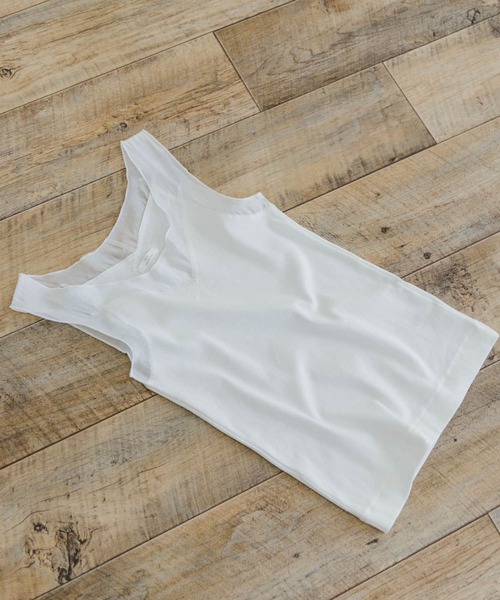 ITEMS URBANRESEARCH(アイテムズ アーバンリサーチ)の「フハクキリカエタンクトップ(タンクトップ・レディース・ブラック/ライトベージュ/ホワイト/ブラウン・FREE)」の5枚目の写真