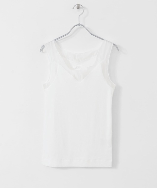 ITEMS URBANRESEARCH(アイテムズ アーバンリサーチ)の「フハクキリカエタンクトップ(タンクトップ・レディース・ブラック/ライトベージュ/ホワイト/ブラウン・FREE)」の11枚目の写真