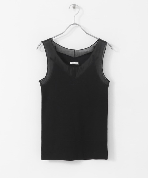 ITEMS URBANRESEARCH(アイテムズ アーバンリサーチ)の「フハクキリカエタンクトップ(タンクトップ・レディース・ブラック/ライトベージュ/ホワイト/ブラウン・FREE)」の12枚目の写真