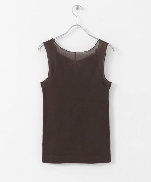 ITEMS URBANRESEARCH(アイテムズ アーバンリサーチ)の「フハクキリカエタンクトップ(タンクトップ・レディース・ブラック/ライトベージュ/ホワイト/ブラウン・FREE)」の16枚目の写真