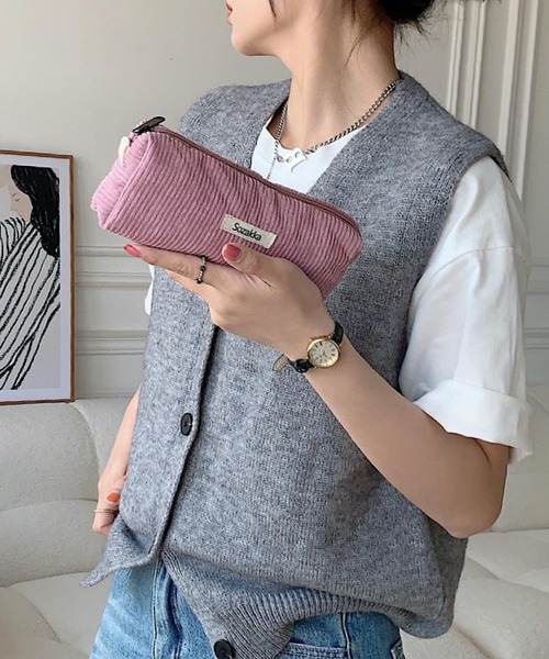 urbanfemine./コーデュロイペンケース・ポーチ U7224（ポーチ）｜TONE