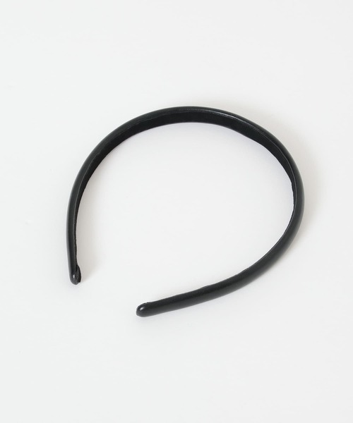 SMELLY(スメリー)の「フェイクレザーカチューシャ(カチューシャ・レディース・ブラック・-)」の10枚目の写真