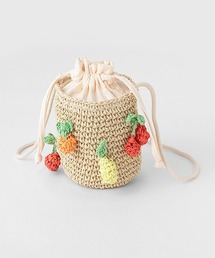 petit main | 雑材フルーツバッグ(ショルダーバッグ)