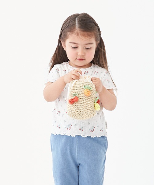 petit main（プティマイン）の「雑材フルーツバッグ（ショルダーバッグ・キッズ・アイボリー/ベージュ・FREE）」の16枚目の写真