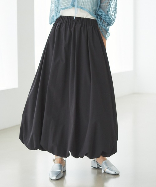 VIS(ビス)の「【洗える】ギャザーバルーンスカート(スカート・レディース・キナリ/ブラック/オリーブ・FREE)」の16枚目の写真