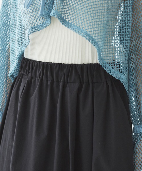 VIS(ビス)の「【洗える】ギャザーバルーンスカート(スカート・レディース・キナリ/ブラック/オリーブ・FREE)」の10枚目の写真