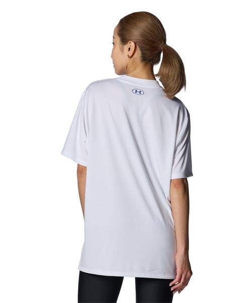 UNDER ARMOUR(アンダーアーマー)の「UAテック オーバーサイズ ショートスリーブTシャツ(トレーニング/レディース)(Tシャツ/カットソー・レディース・グレー系その他・S/XL/L/M)」の2枚目の写真