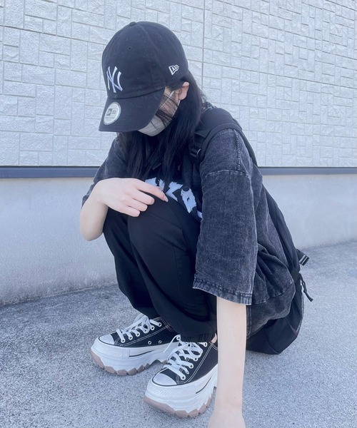 Chick（チック）の「▲Circle Logo Big SS T-shirt / サークルロゴビッグTシャツ（Tシャツ/カットソー・レディース・ブラック・XL/L/M）」の10枚目の写真