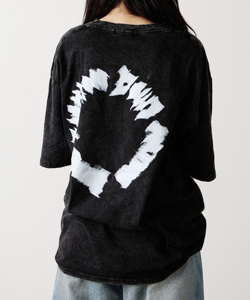 Chick（チック）の「▲Circle Logo Big SS T-shirt / サークルロゴビッグTシャツ（Tシャツ/カットソー・レディース・ブラック・XL/L/M）」の4枚目の写真